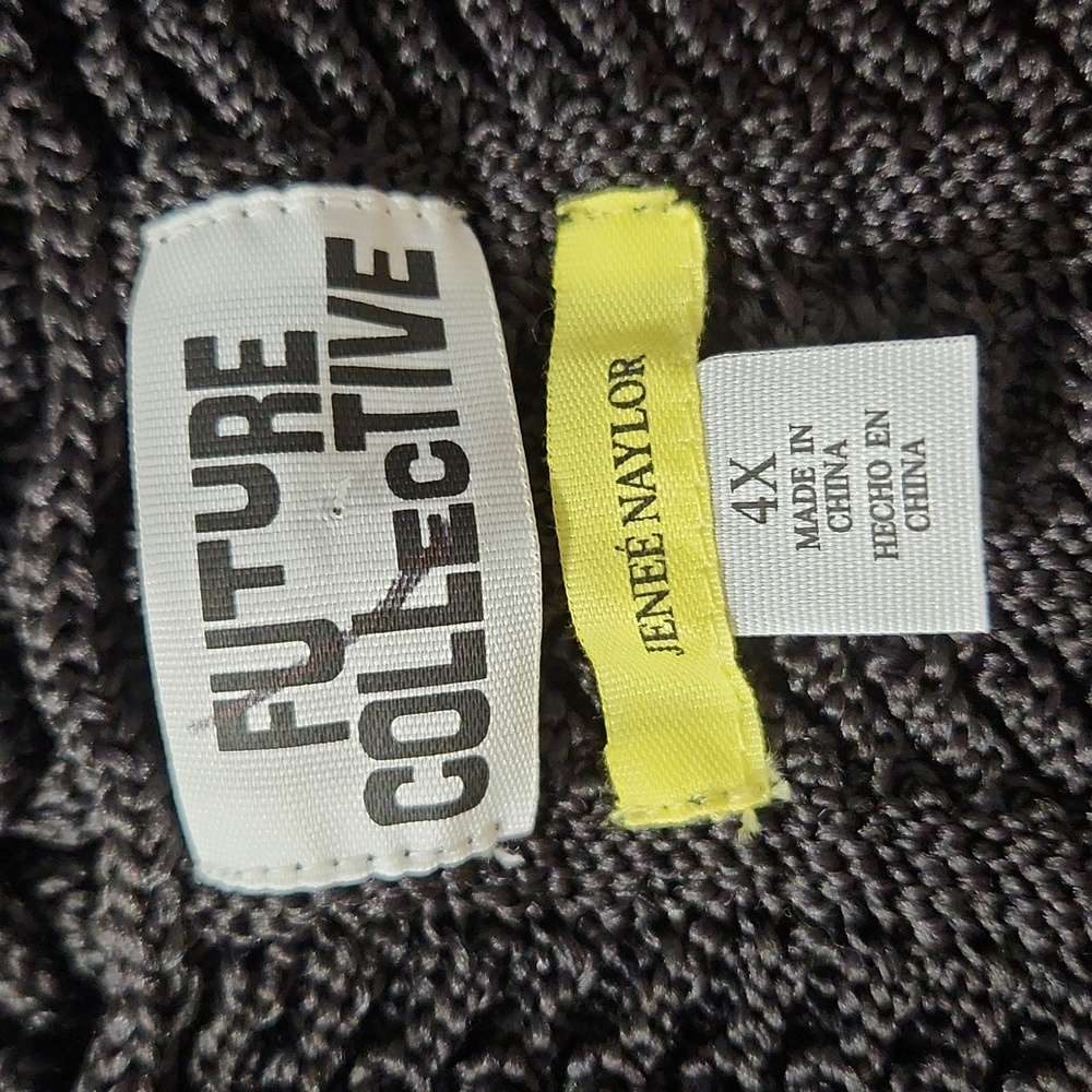 Future Collective Black Ribbed Knit Set - Picture 3 of 5